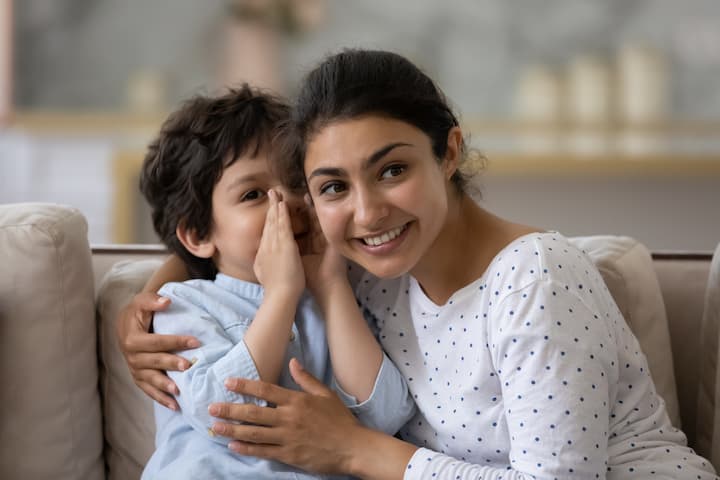 Happy Mother and child